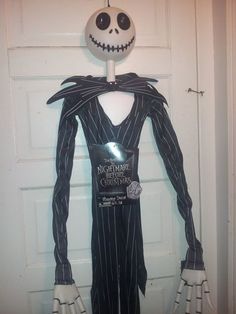 disneys nightmare before christmas 6 ft jack skellington halloween decoration ebay - Halloween Decorations Ebay disneys nightmare before christmas 6 ft jack skellington halloween decoration ebay - Halloween Decorations Ebay