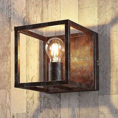 2/'s Set Design Lampe extérieure Applique murale Acier inoxydable poli Garage