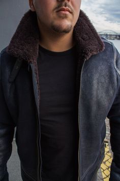 Leder Pur (lederpur) auf Pinterest Lolus Blackraw Lammfelljacke Shearling Jacket | Jacken