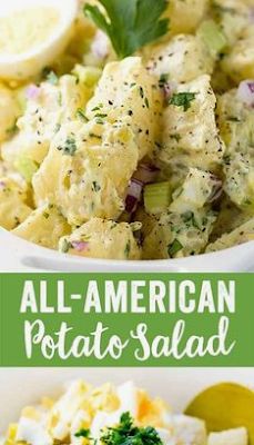 EASY ALL-AMERICAN POTATO SALAD RECIPE | DRINK & FOOD RECIPES