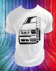 New MENS TEE BMW E36 E46 M3 M POWER BMW E90 92 93 M3 BMW FAN T-SHIRT