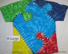 Cool puzzle piece/tye dye shirt | Autism clothing, Autism shirts