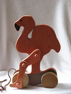 Flamingo Pull Toy | par LMS Pics