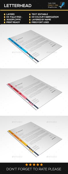 Corporate Letterhead Template by ThemeDevisers on @creativemarket - corporate letterhead template Corporate Letterhead Template by ThemeDevisers on @creativemarket - corporate letterhead template