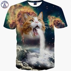 Men/'s Summer New Cartoon Aircraft Printed Round-Collar Comfortable T-shirt Tops