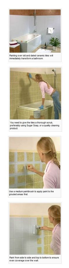 Painting Bathroom Tile Kits yes! you really can paint tiles: rust-oleum tile transformations Painting Bathroom Tile Kits yes! you really can paint tiles: rust-oleum tile transformations