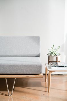 168 Best Case Study Furniture Daybeds Images On Pinterest In 2018 Modernica Case Study V Leg Daybed In King S Road Pewter Fabric