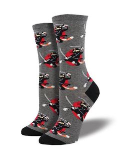 Mens athletic low cut Ankle sock Ninja cat meow warrior Short Sports Sock