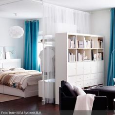 This studio apartment makes me drool. I confess! - via ikea.com ... This studio apartment makes me drool. I confess! - via ikea.com ...