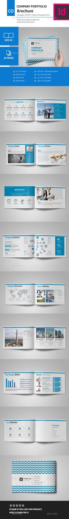 Portfolio Brochure InDesign Template v2 Indesign templates - retro brochure template Portfolio Brochure InDesign Template v2 Indesign templates - retro brochure template