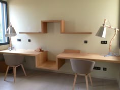 Bureau En Bois Suspendu : Meilleures images du tableau bureau suspendu desk living