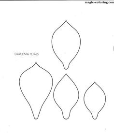 printable flower petal stencils printables flower template printable flower petal template