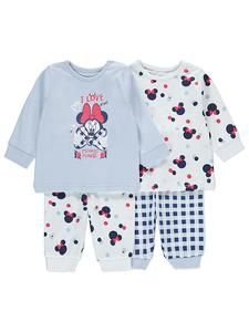 Baby Boys Girls Character 100/% Cotton Sleepsuit Babygrow Pyjamas Minnie Mickey