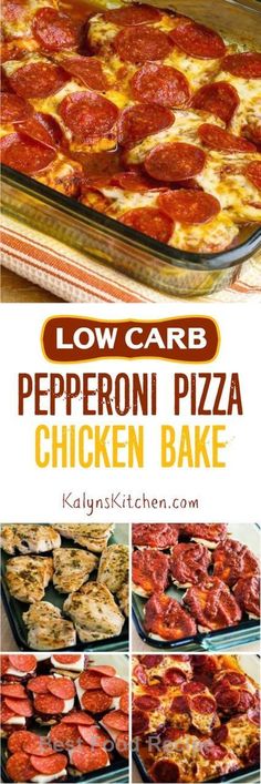 74 best everything is better with bacon images on pinterest this low carb pepperoni pizza chicken bake is the ultimate in low carb comfort