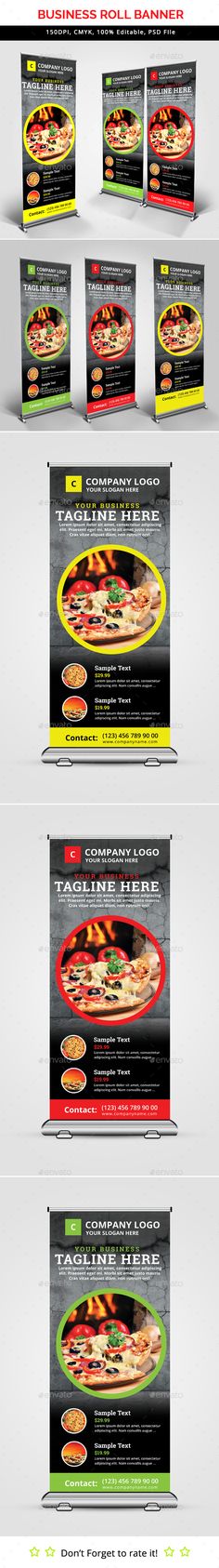 restaurant food order rollup banner template design download http restaurant food order rollup banner template design download http graphicriver net item restaurant food order rollup b roll up banner templates