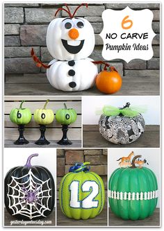 6 no carve pumpkin ideas for halloween make it once and use it for years - Halloween Pumpkin Designs Without Carving 6 no carve pumpkin ideas for halloween make it once and use it for years - Halloween Pumpkin Designs Without Carving
