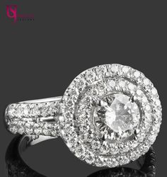 1.42ct Heart Cut Diamonds 14K White Gold Over Enhanced Bow Proposal Gift Ring