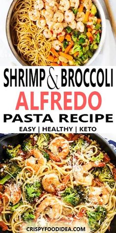 Shrimp and Broccoli Alfredo