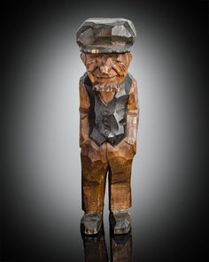 Tomato Man Sculpture Funny Fantasy Folk Art Figurine