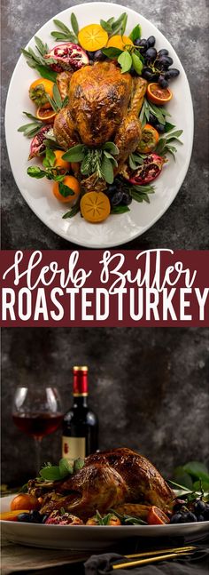 680 best thanksgiving turkey images on pinterest chicken recipes easy herb butter roasted turkey