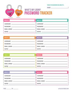 budget sheets printable