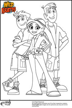 Wild Kratts Coloring Pages Free Online Printable Sheets For Kids Get The Latest Images Favorite