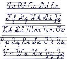 cursive letters a z uppercase and lowercase english the lowercase cursive alphabet chart