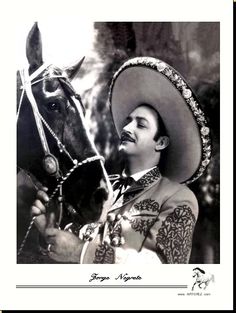 JORGE NEGRETE EL CHARRO CANTOR PRINT POSTER SIZE MEXICAN MOVIES ACTOR MEXICO e