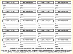 free raffle tickets