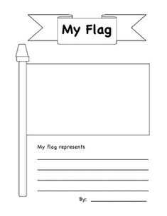 this blank flag template can be decorated with the flag of any
