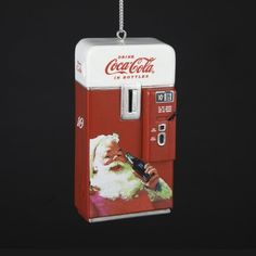 coke bottle red bow holly trim christmas tree ornament 1990 coca coke christmas bow