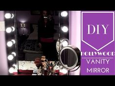 DIY Vanity Mirror with Lights for under $30! Like Vanity Girl ... DIY Vanity Mirror with Lights for under $30! Like Vanity Girl ...