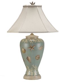 beach theme table lamps seashell night light table lamp coastal