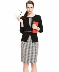 49 Best Kardigán images | Style, Clothes, Fashion SZOKNYA BROOKS BROTHERS CHECKED TWEED A LINE SKIRT open