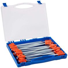 Box Of 20 Outdoor Revolution Heavy Duty Steel Tent Awning Hard Ground Tech Pegs