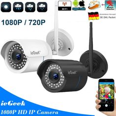 Außen Kamera 720P Wifi IP Kamera 1MP ONVIF CCTV Überwachungs Nachtsicht Camera