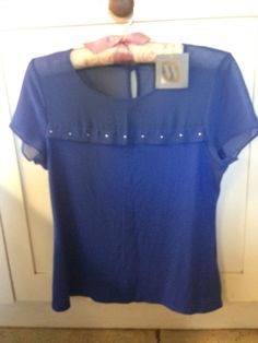 Fat Face BNWT Women/'s Blue//Indigo 100/% Viscose Harbour Pointelle Vest