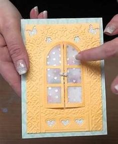 Cottage Window Xcut Cut /& Emboss Scrapbook Paper Craft Folder 110x150mm