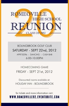 class reunion invitation template