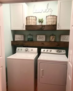 DIY laundry room makeover!