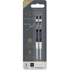 6 x PARKER INK CARTRIDGES BLACK Fountain Pen Refill BRAND NEW Sealed black ink