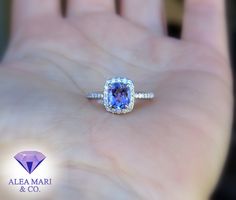 Details about / Beautiful Blue Tanzanite Gemstone Engagement Jewelry 10k Yellow Gold Ring