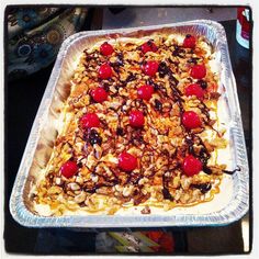 ice cream sandwich cake with skor topping 12 ice cream sandwiches