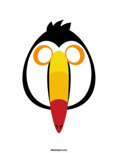 Pin By Muse Printables On Mask Templates At Maskspot Animal Toucan Mask Templates Including A Coloring Page Version Of The Free Printable Pdf At