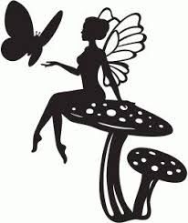 Die Cut Silhouette FAIRY on VINE x 10 Card making Fairy Jars Crafts 3 sizes