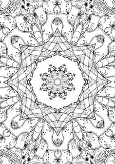 Nature Mandala Coloring Pages