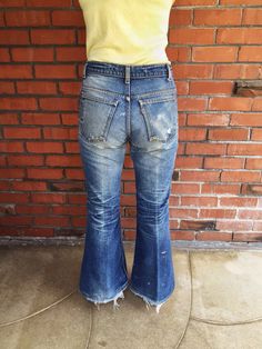Genuine 1960s Lee Striped Bellbottoms New Old Stock With Original Store Tags Flare Jeans DEADSTOCK Bell Bottom Pants