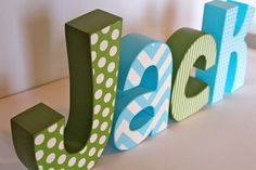 127 Best Wooden Letters Decor Images On Pinterest In 2018 Wood I Like The Stripped Chevron In This One But With A More Y Color