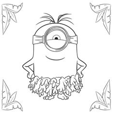More Information Minion Coloring Pages Find This Pin And