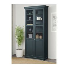 LIATORP Bookcase with glass doors, gray | Dream House | Pinterest ... LIATORP Bookcase with glass doors, gray | Dream House | Pinterest ...